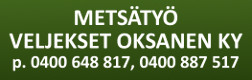 Metsätyö Veljekset Oksanen Ky logo